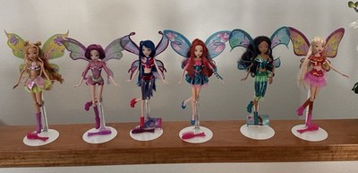Winx 2012 5 Believix dolls+ 1-Bloom -not Believix. All w Stands-Read./See Photos