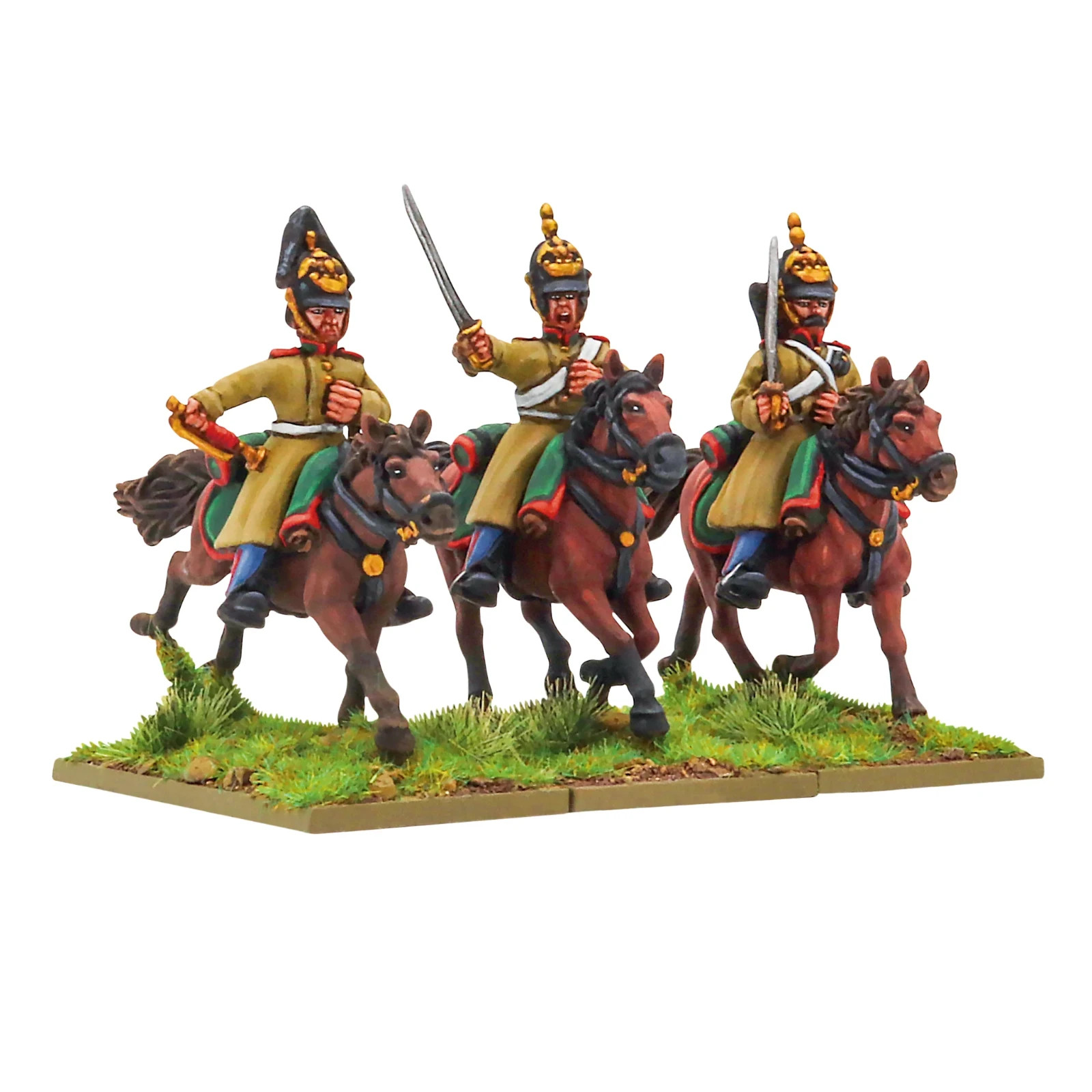 Russian Dragoons command - Crimean War - Black Powder - Brand New