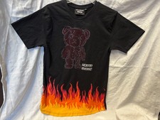 Super Massive Beaded Teddy Bear Black T-Shirt  Limited Edition size M