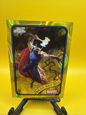 Beta Ray Bill 2025 Topps Chrome Marvel - Yellow Lava Refractor SP 