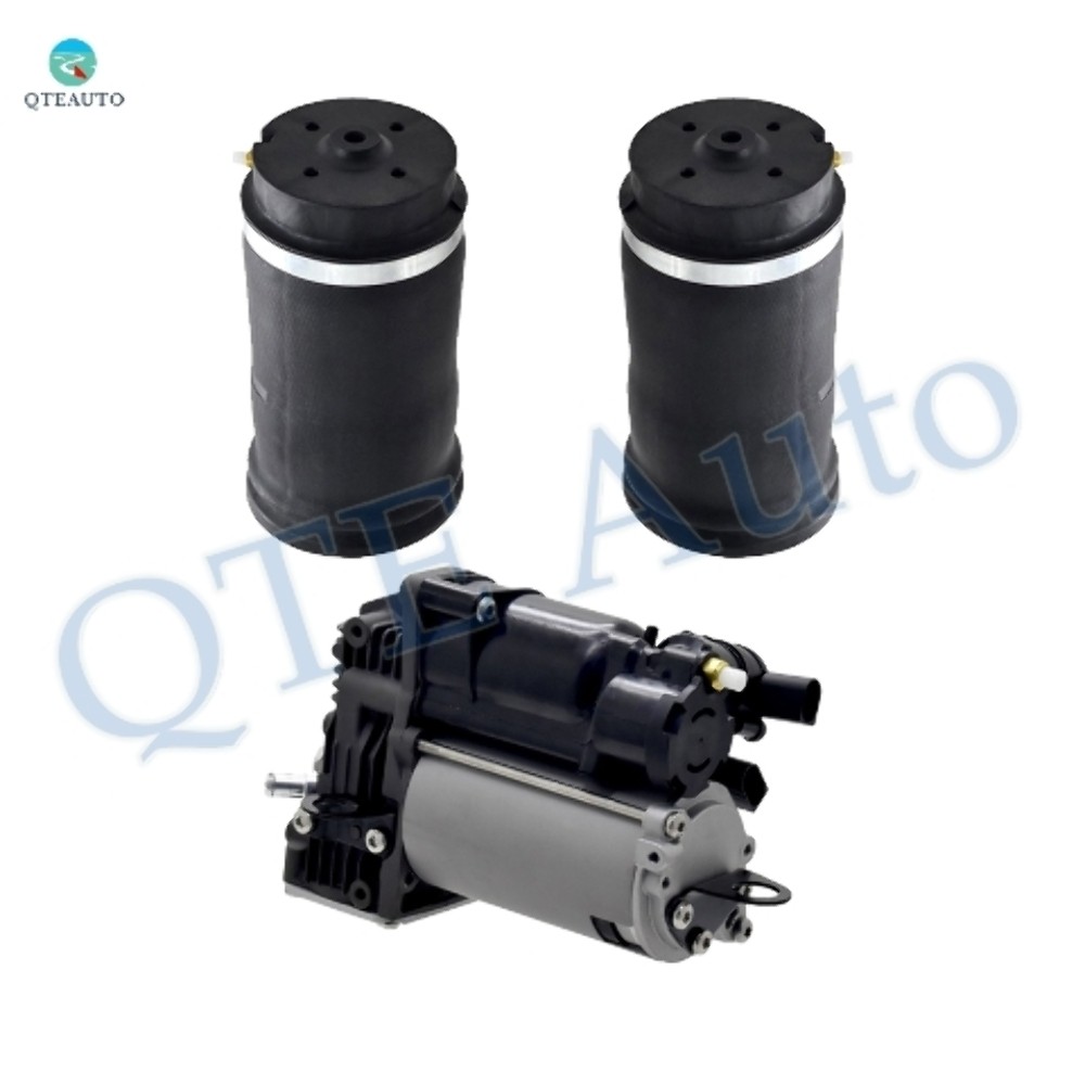 Set Air Compressor-Rear Air Spring Bag To 2012-2015 Mercedes-Benz ML63 AMG