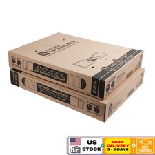 Universal Moving Box TVs up to 65 Inches W/ Cushioning Foam Corners 2 Count New