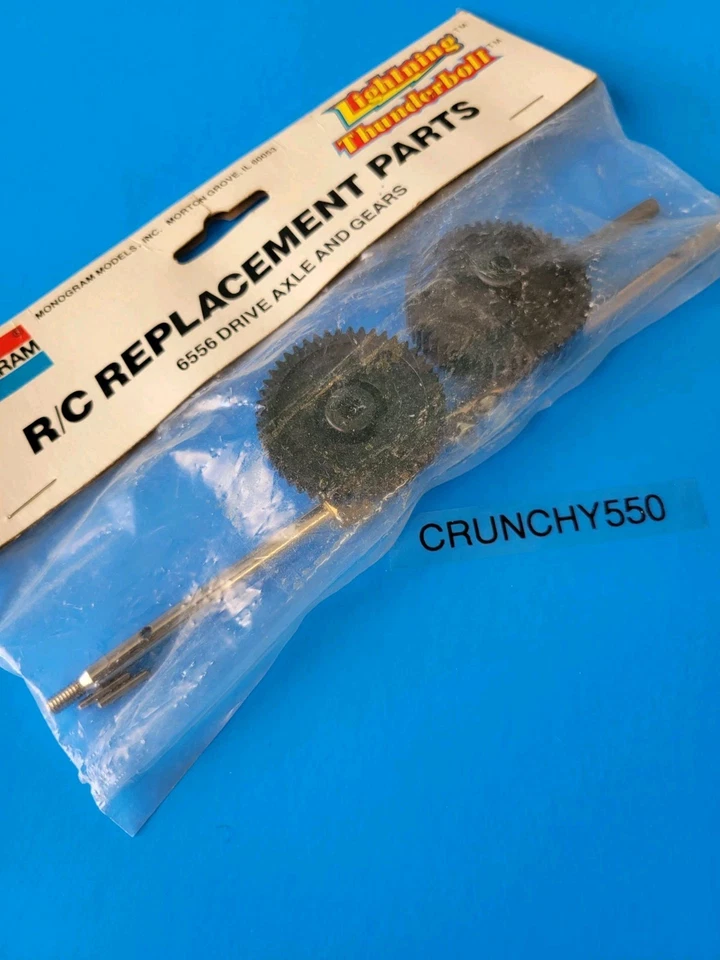 Vintage Monogram Lightning Thunderbolt 6556 Drive Axle And Gears New RC Part - Image 2 of 3