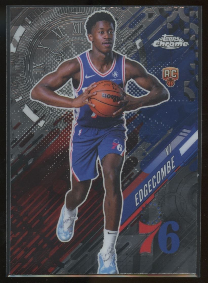 2025-26 Topps Chrome Go Time VJ Edgecombe Rookie Philadelphia 76ers #GT-18