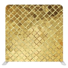 8x8 Gold Tile Texture Pillow Cover Backdrop Fabric Only No Frame