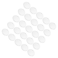 36PCS 30mm Steel Disc Metal Stamping Blanks Tags Circle Stainless Steel Silver