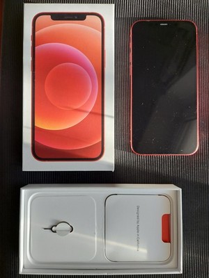 Apple iPhone 12 - 128 GB - rot - ohne Simlock - gepflegt - OVP