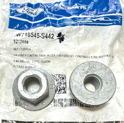 2 Genuine Ford Nuts W716545-S442