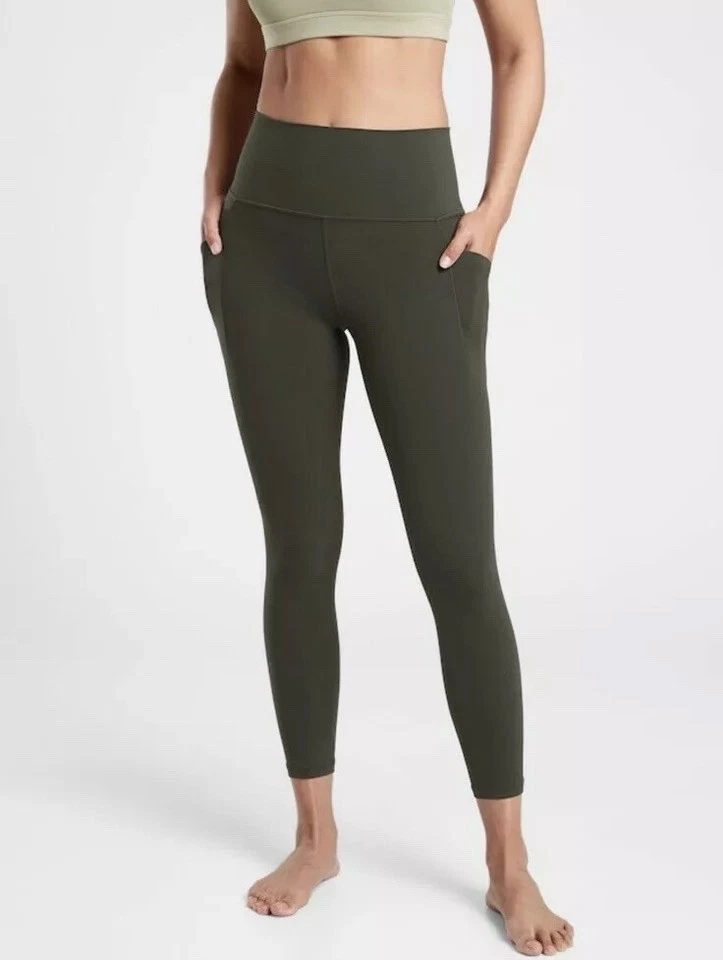 ATHLETA Salutation Stash High Rise 7/8 Legging Plus 1X | Peat tight 531321 NEW