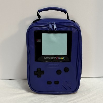 Nintendo Game Boy Color Style Lunch Box - Purple (Grape) - Insulated 3D Cooler B