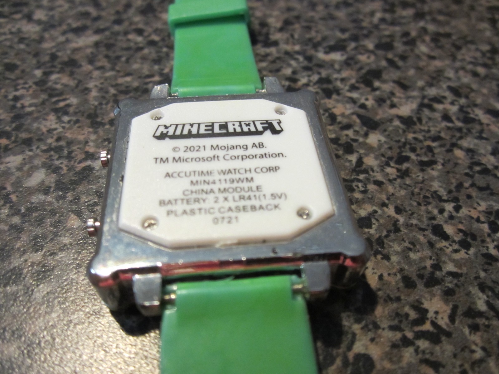 Minecraft Watch - Digital - Needs Battery - Green… - image 3