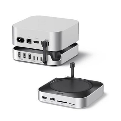 UGREEN Mac Mini M4 Dockingstation mit 10Gbps NVMe SSD Gehäuse (bis zu 8TB) 11-in-1