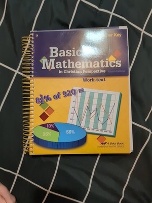 Abeka Basic Math 4th Edition Work-text Teacher Key 2009