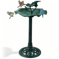Lotus Resin Bird Bath  Feeder Tray 50cm