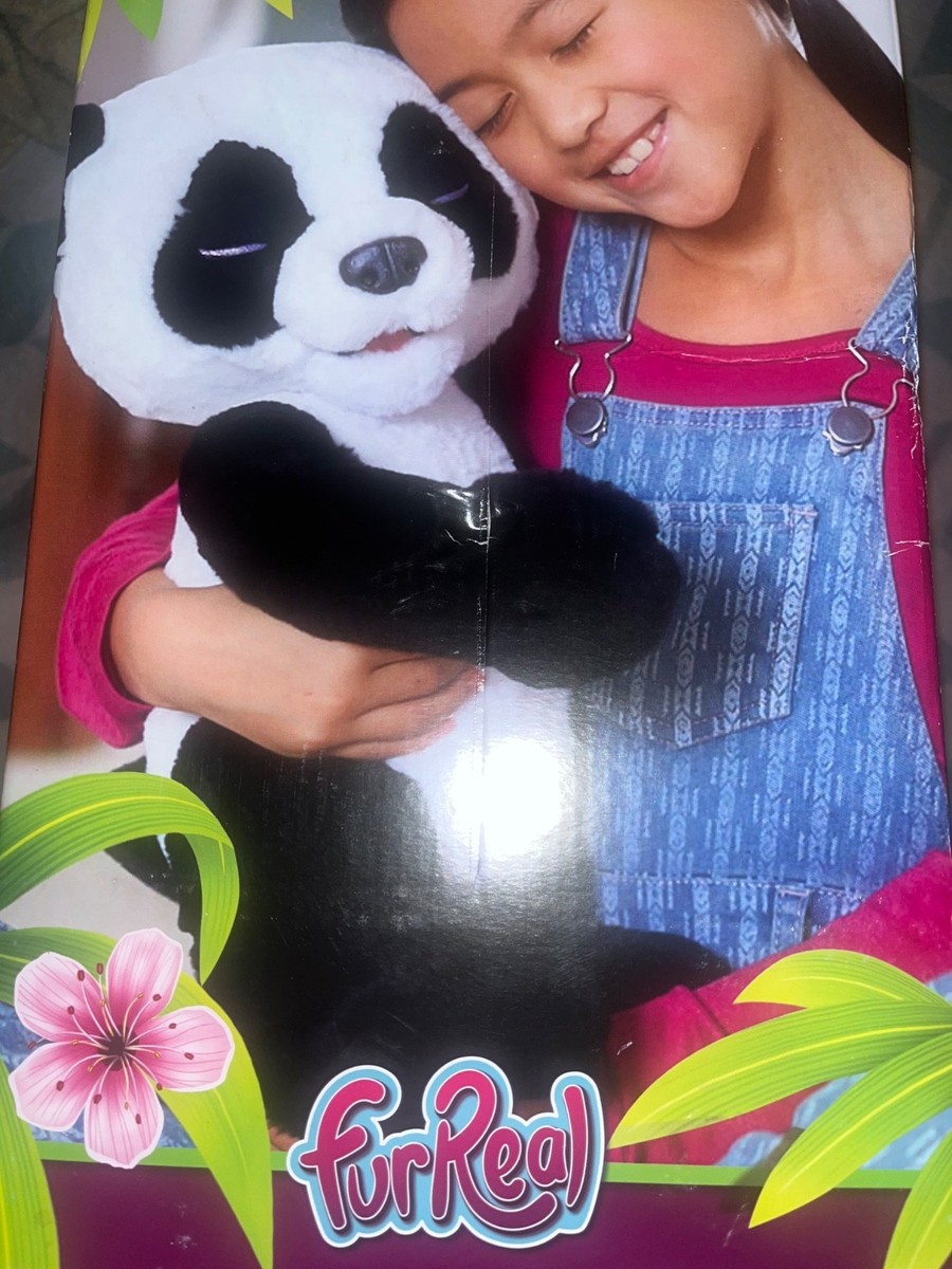 FurReal E85935S1 Plum The Curious Panda Bear Plush Toy for sale - Main Image
