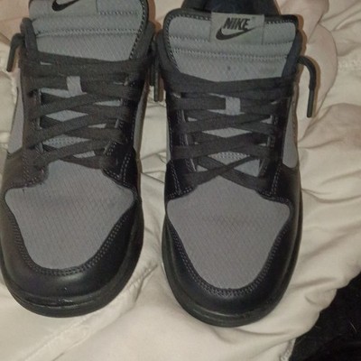 Nike Dunk Retro Low Men's Low Top Lace-Up Athletic Sneakers Black/Gray