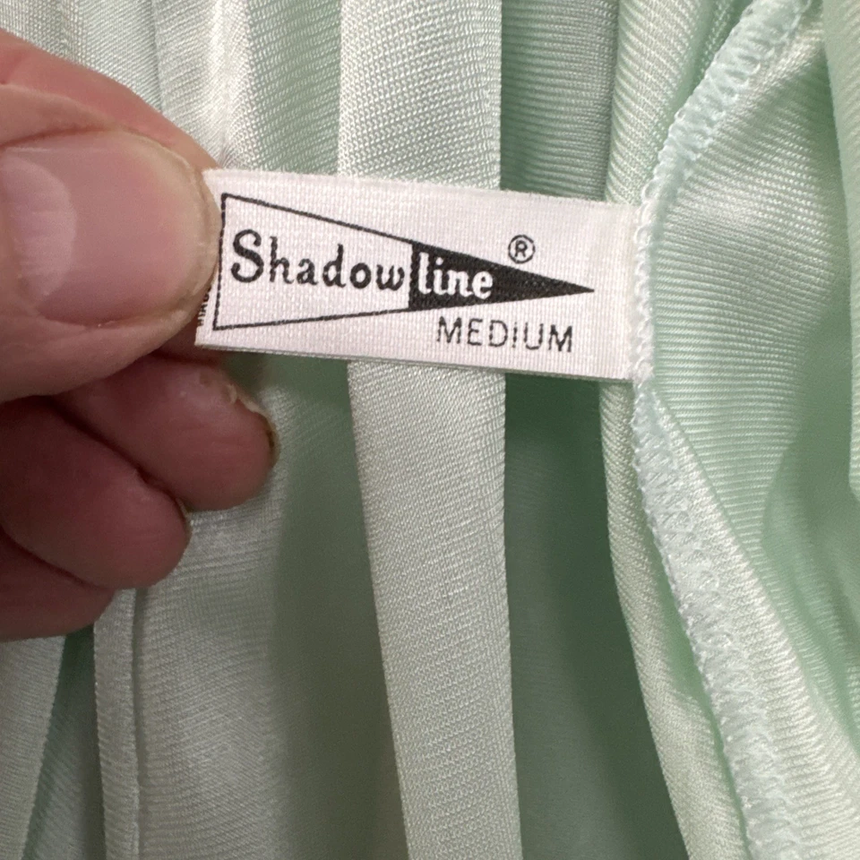 Vintage - Camisón con ribete de encaje de chifón (pequeño) y abrigo de casa a juego (mediano) Foto 4 de 4