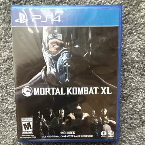 Warner Bros. Mortal Kombat XL PS4 Multiplayer Online Playability Manual Included