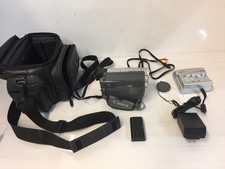  AS-IS Canon ES75 Hi8 8mm Video Camcorder Bundle w/ Bag Charger Battery