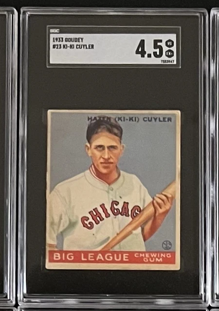 1933 Goudey Big League Kaugummi - R319 Kiki Cuyler #23