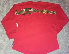  2025 Walt Disney World Christmas Spirit Jersey Size Adult Large Red NWT