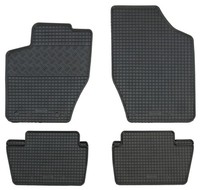 Gummi FußMatten FüR Citroen C4 Ab 2004- Passform Gummimatten Matten 4-Teilig