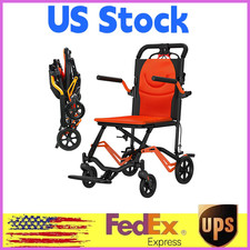 220Lb, Ultra Lightweight Transport Wheelchair,Capacity w/4 Wheel,Swing Footrests