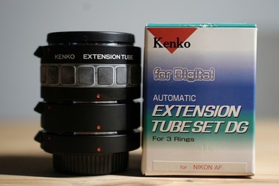Kenko Extension Tube Set DG 12mm 20mm 36mm für Nikon AF Zwischenringsatz
