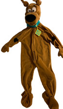 Cartoon Network Scooby Doo Costume Child Size Small W/ Hood, Hand Foot Covers