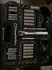 Vintage Sears craftsman Made In USA 78-piece Mechanics Tool Set (1/4 And 3/8)