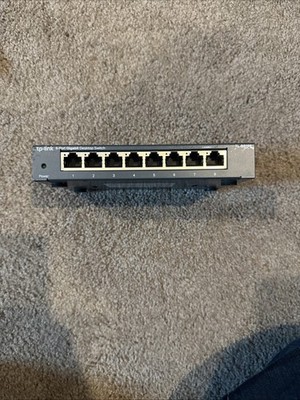 TP-Link TL-SG108 Desktop Switch 8-Port Gigabit Unmanaged Ethernet Network