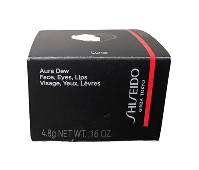 SHISEIDO AURA DEW FACE, EYES, LIPS LUNAR 01 0.16 OZ NIB