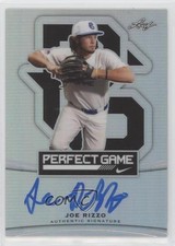 2015 Leaf Metal Draft Perfect Game Metal Joe Rizzo #BA-JR1 Auto a2v
