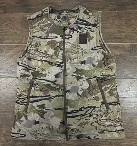 Under Armour Vest Jacket Mens XL Ridge Reaper Extreme Modular Camo Hunting- READ