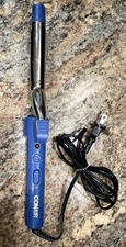 Conair Hair Curling Styling Iron 3/4" Barrel 10 Heat Settings. CD36N. Blue Works