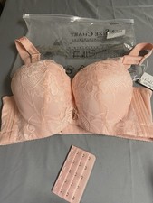 Fall Sweet Light Pink Bra Size 36C Lace Trim New In Package