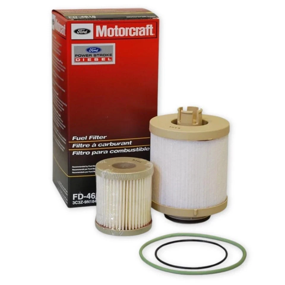 Filtro de combustible diésel genuino Motorcraft FD-4616 para motor Ford Powerstroke de 6,0 L Foto 3 de 4