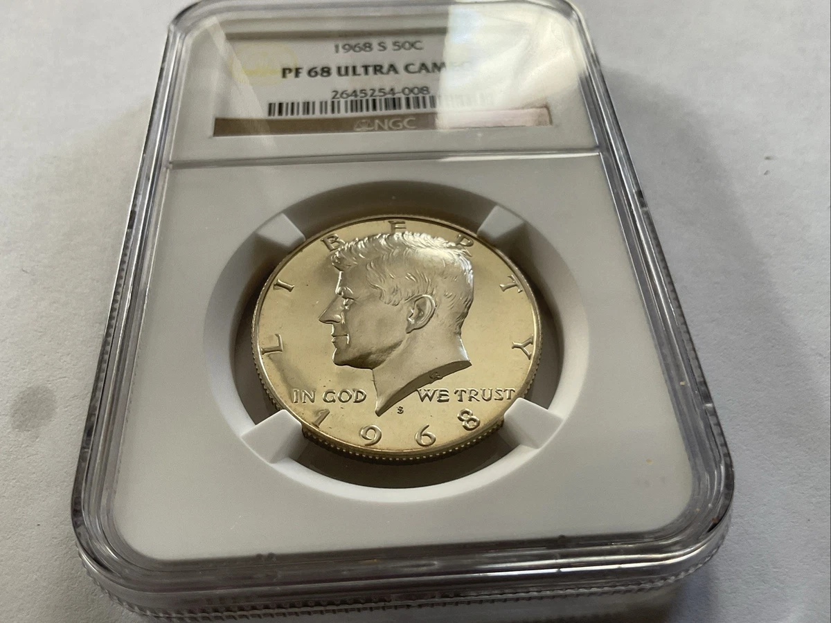 ケネディ銀貨　　　　NGC. PF 68 Buy 1964 Kennedy Half Dollar PF-68 NGC (Accented Hair) | APMEX
