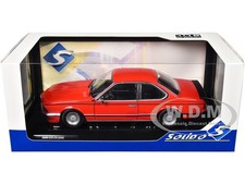 1984 BMW 635 CSI (E24) HENNA RED 1/18 DIECAST MODEL BY SOLIDO S1810301