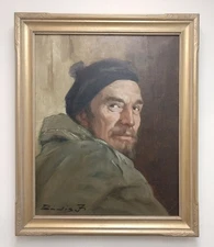 Josef Bodis ~ Self Portrait Oil Painting