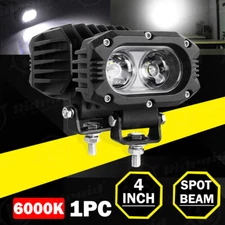 1PCS 4inch LED Work Light Bar Spot Pods Fog Lamp Offroad Driving Truck SUV ATV