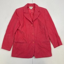 Harve Benard Jacket 16 Pink Womens Jacket Plain Mid Length Pocket Classic Hb Ii