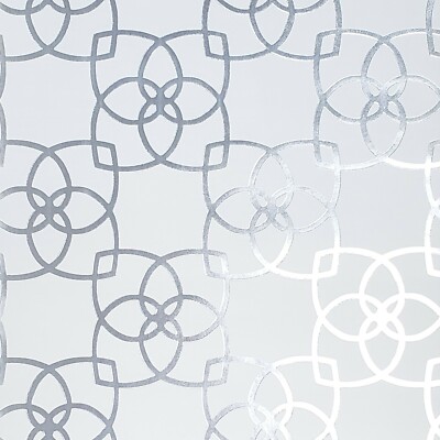 Contemporary Geometric lines wallpaper light gray silver metallic Textured rolls