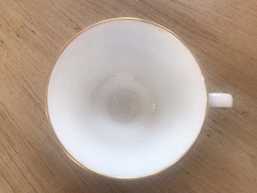 Spode MARBLE ARCH BLUE Y8448 22 carat GOLD Trim Footed High Foot Tea Cup 3" - Picture 8 of 9