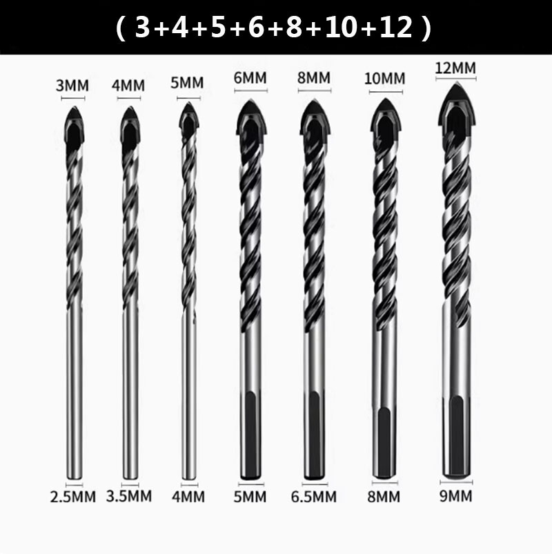 Carbide Tungsten Drill Bit for Ceramic Tile Concrete Glass Wood Marble