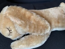 Steiff Schlafhase Floppy Hansi Mohair bestickt 22cm Osterhase blond 50 60er Hase