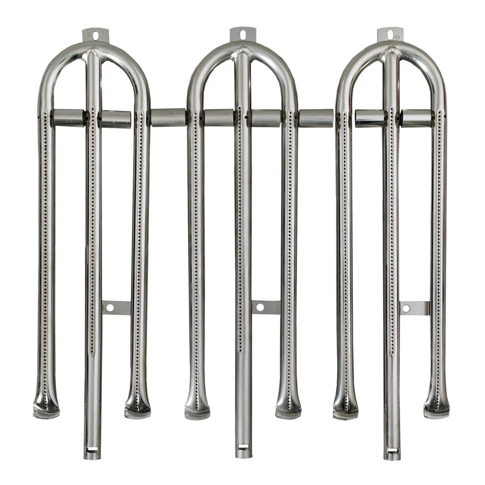 Brennerrohrset verchromt für 3-flamm. Gasgrill Gas Grill Bräter