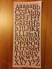 Scrapbooking - Alphabeth-Sticker - silber