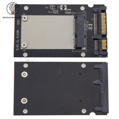 Mini pcie PCI-E mSATA SSD to 2.5'' SATA Convertor mSATA-SATA Adapter Card