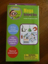Mega Science Box for Kids Kit - 24 pc - 20, 5 minute experiments - Ages 8 New